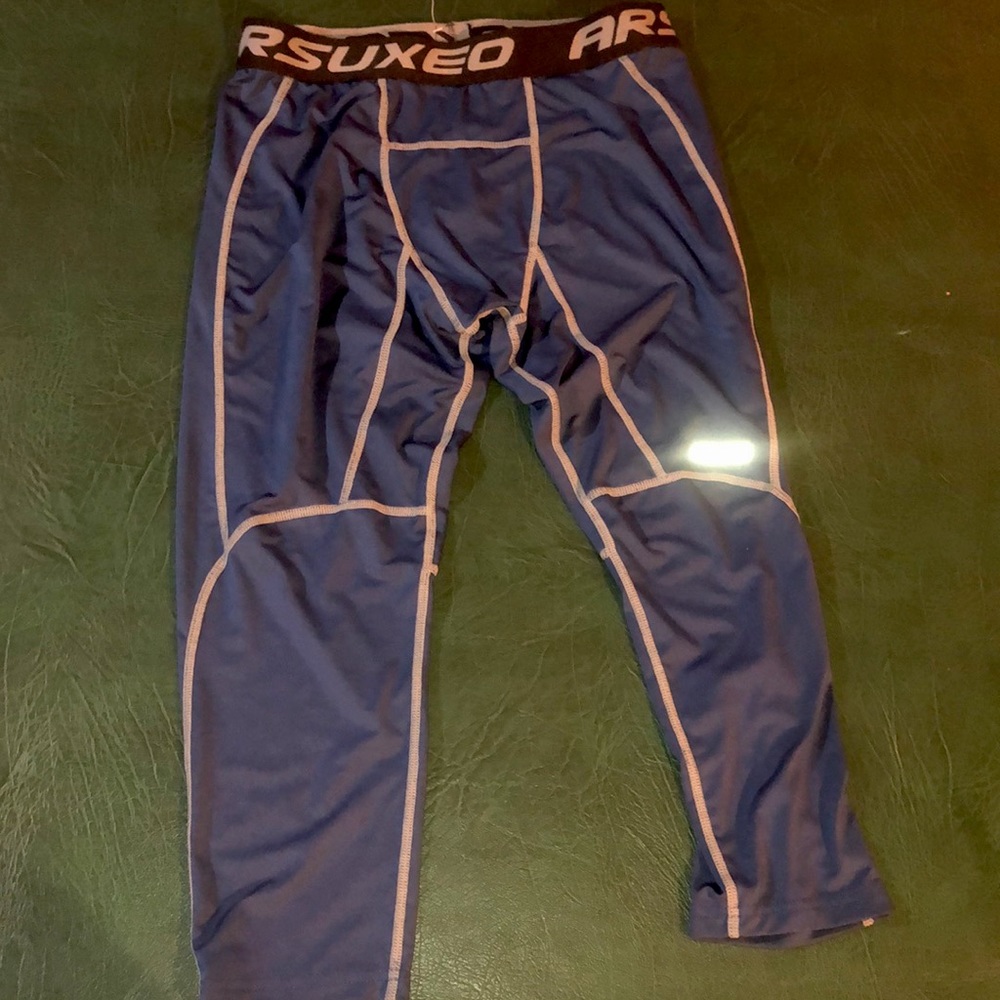 Dark Blue Arsuxeo compression tights